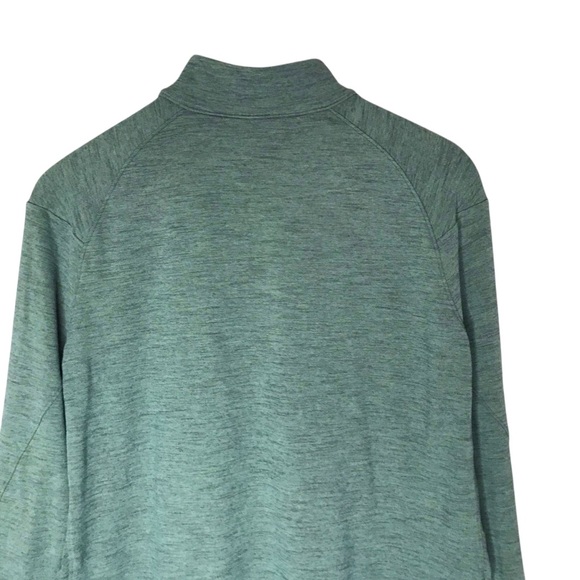 Lululemon Surge Warm 1/2 Zip Green Heather Training Workout Running Men's Large - Picture 7 of 11